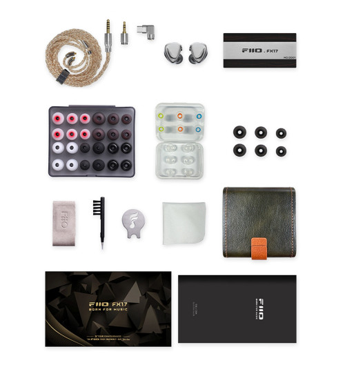 FiiO FX17 - Profesjonalne hybrydowe słuchawki dokanałowe IEM Hi-Res