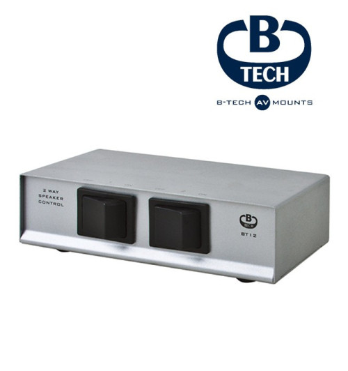 B-Tech BT12 - Rozdzielacz głośnikowy, splitter 1xIN-2xOUT