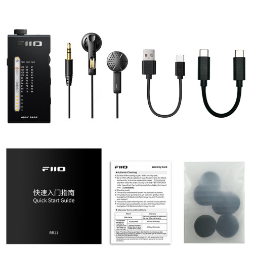 FiiO RR11 - Przenośne radio FM / wzmacniacz słuchawkowy USB-C