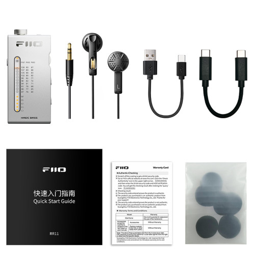 FiiO RR11 - Przenośne radio FM / wzmacniacz słuchawkowy USB-C