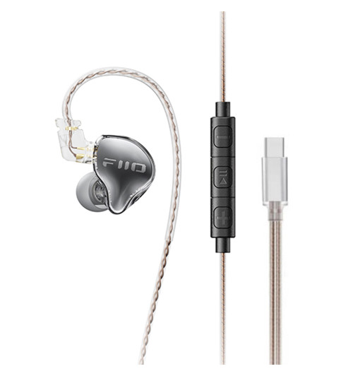 FiiO JD10 TC - Słuchawki dokanałowe / monitory IEM Hi-Res z mikrofonem i złączem USB-C