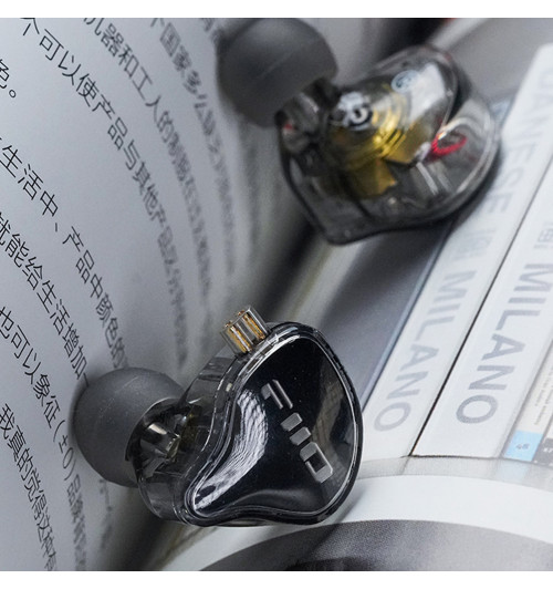 FiiO JD10 TC - Słuchawki dokanałowe / monitory IEM Hi-Res z mikrofonem i złączem USB-C