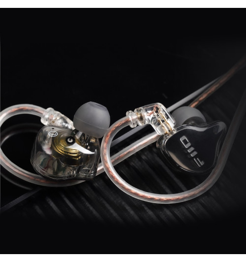 FiiO JD10 TC - Słuchawki dokanałowe / monitory IEM Hi-Res z mikrofonem i złączem USB-C