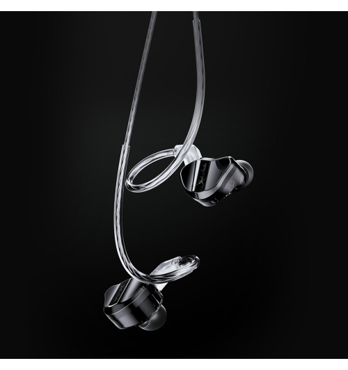 FiiO x JadeAudio JD1 Type-C - Słuchawki dokanałowe / monitory IEM Hi-Res z mikrofonem i złączem USB-C