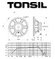 Głośnik niskotonowy TONSIL GDN 30/100/11 8 Ohm