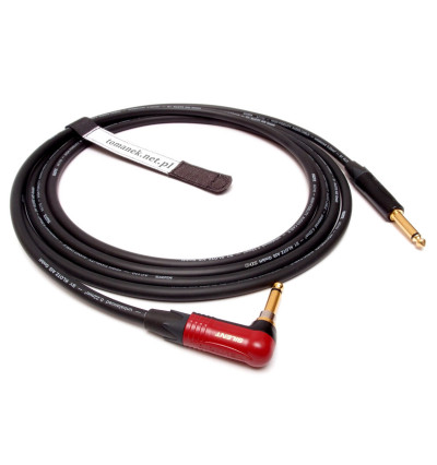 Tomanek STAGE-K AC110 PKS - Kabel gitarowy / instrumentalny mono Jack 6,3mm prosty-kątowy Silent