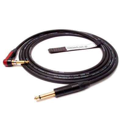 Tomanek STAGE-K AC110 PKS - Kabel gitarowy / instrumentalny mono Jack 6,3mm prosty-kątowy Silent