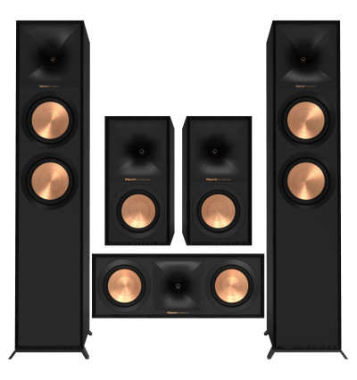 Zestaw kolumn do kina domowego 5.0 - Klipsch R-600F + R-50M + R-50C