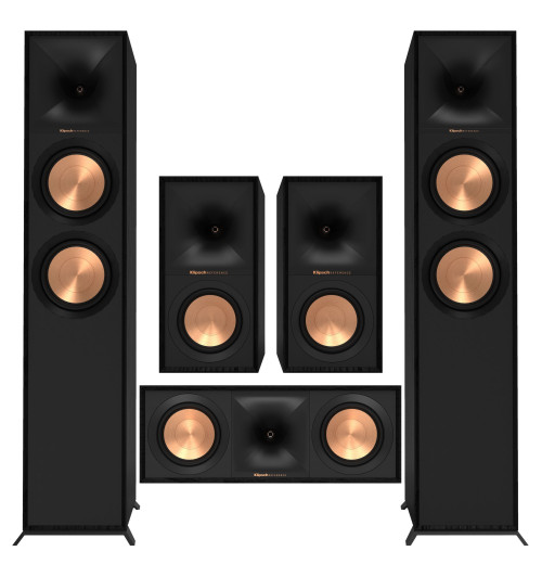 Zestaw kolumn do kina domowego 5.0 - Klipsch R-600F + R-50M + R-50C