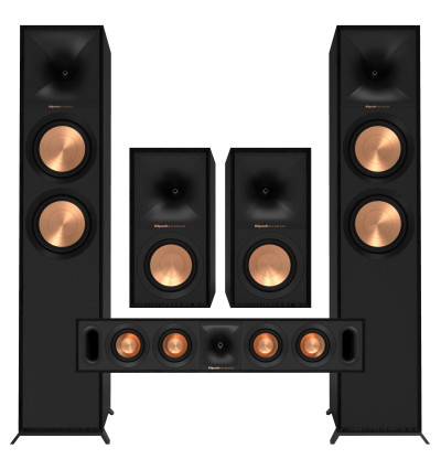 Zestaw kolumn do kina domowego 5.0 - Klipsch R-600F + R-50M + R-30C