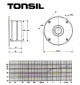 Głośnik wysokotonowy Tonsil GDWK 10/80/26 8 Ohm