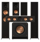 Zestaw kolumn do kina domowego 5.1 - Klipsch RP-6000F II + RP-500M II + RP-404C II + RP-1200SW