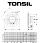 Głośnik wysokotonowy TONSIL GDW 9/60/4 8 Ohm