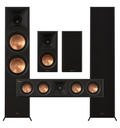 Zestaw kolumn do kina domowego 5.0 - Klipsch RP-8000F II + RP-500M II + RP-404C II