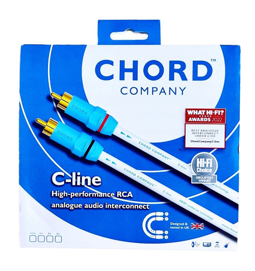Chord C-Line - Kabel interkonekt 2xRCA-2xRCA 3m