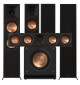 Zestaw kolumn do kina domowego 5.1 - Klipsch RP-8000F II + RP-600M II + RP-504C II + RP-1200SW