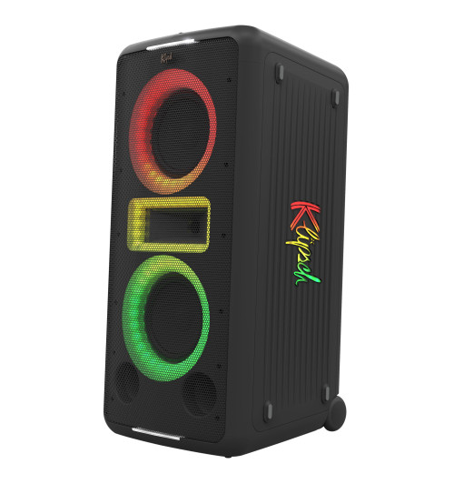 Klipsch New York Music City - Przenośny bezprzewodowy aktywny głośnik imprezowy z Bluetooth 5.2 i podświetleniem RGB