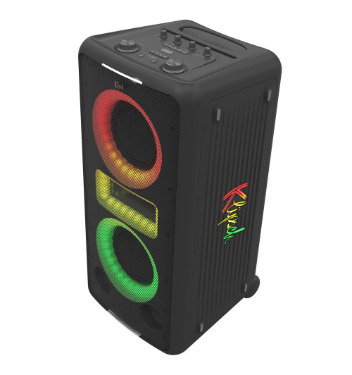 Klipsch New York Music City - Przenośny bezprzewodowy aktywny głośnik imprezowy z Bluetooth 5.2 i podświetleniem RGB