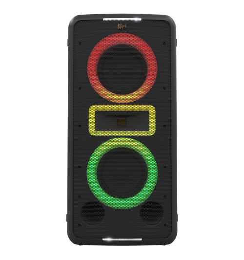 Klipsch New York Music City - Przenośny bezprzewodowy aktywny głośnik imprezowy z Bluetooth 5.2 i podświetleniem RGB
