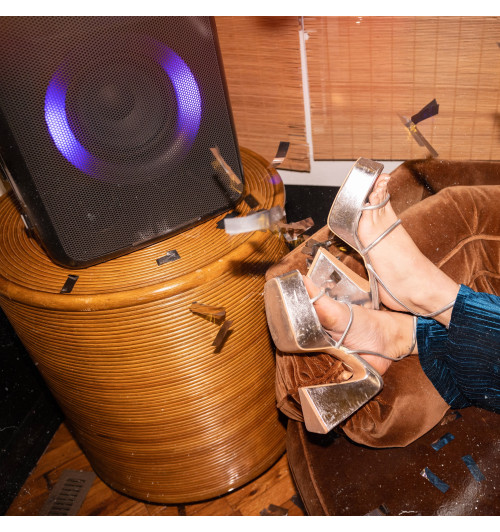 Klipsch New York Music City - Przenośny bezprzewodowy aktywny głośnik imprezowy z Bluetooth 5.2 i podświetleniem RGB