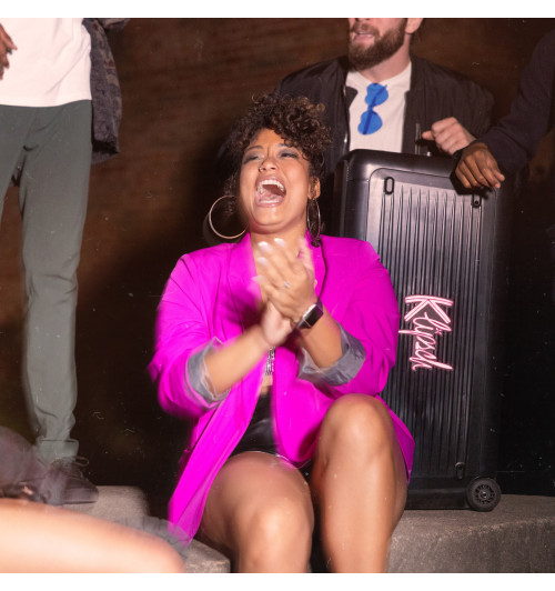 Klipsch New York Music City - Przenośny bezprzewodowy aktywny głośnik imprezowy z Bluetooth 5.2 i podświetleniem RGB