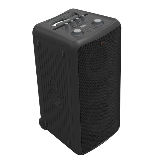 Klipsch Miami Music City - Przenośny bezprzewodowy aktywny głośnik imprezowy z Bluetooth 5.2 i podświetleniem RGB