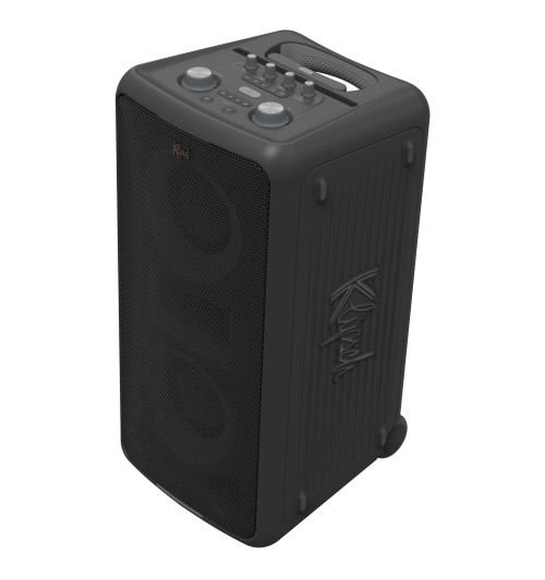 Klipsch Miami Music City - Przenośny bezprzewodowy aktywny głośnik imprezowy z Bluetooth 5.2 i podświetleniem RGB