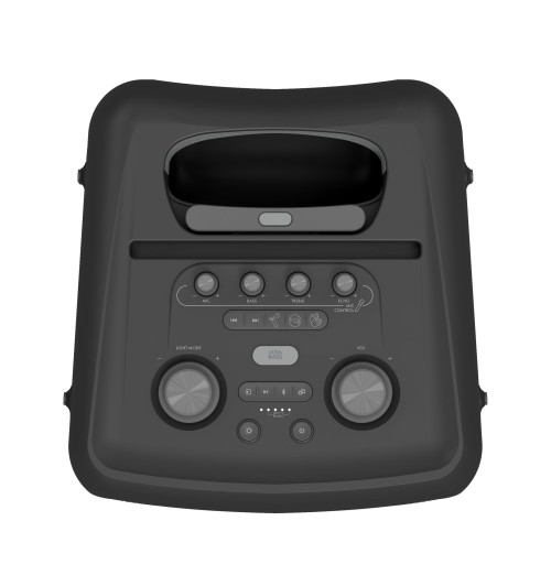 Klipsch Miami Music City - Przenośny bezprzewodowy aktywny głośnik imprezowy z Bluetooth 5.2 i podświetleniem RGB