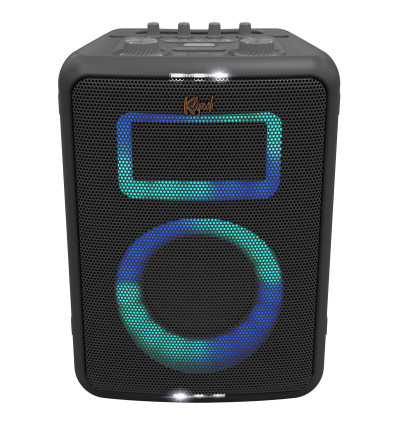 Klipsch Vegas Music City - Przenośny bezprzewodowy aktywny głośnik imprezowy z Bluetooth 5.2 i podświetleniem RGB