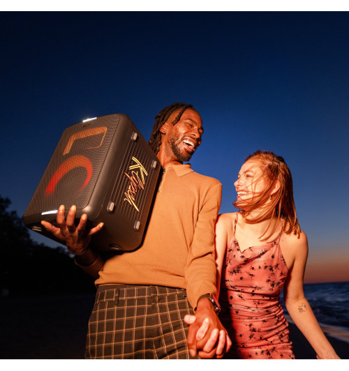 Klipsch Vegas Music City - Przenośny bezprzewodowy aktywny głośnik imprezowy z Bluetooth 5.2 i podświetleniem RGB