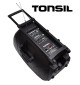 Tonsil ZP 15 - zestaw przenośny 700W Bluetooth, FM, USB, SD + pilot, 2 mikrofony
