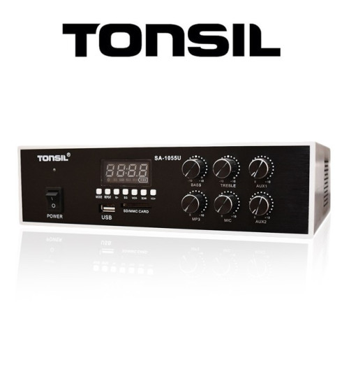 Tonsil SA-1055U -  wzmacniacz z odtwarzaczem MP3 /USB/ SD 230/12V