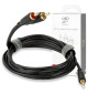 QED Connect Jack to Phono - Kabel interkonekt analogowy stereo 3,5mm Jack do 2x RCA