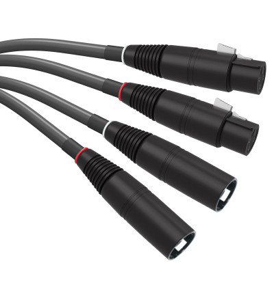 WireWorld Equinox 10 (QBI) - Zbalansowany kabel interkonekt audio 2x XLR - 2x XLR
