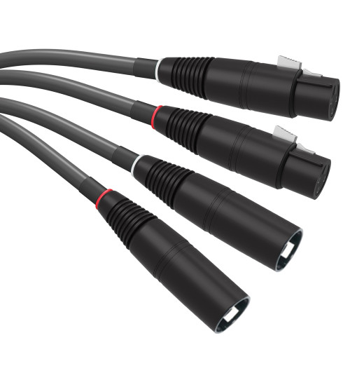 WireWorld Equinox 10 (QBI) - Zbalansowany kabel interkonekt audio 2x XLR - 2x XLR