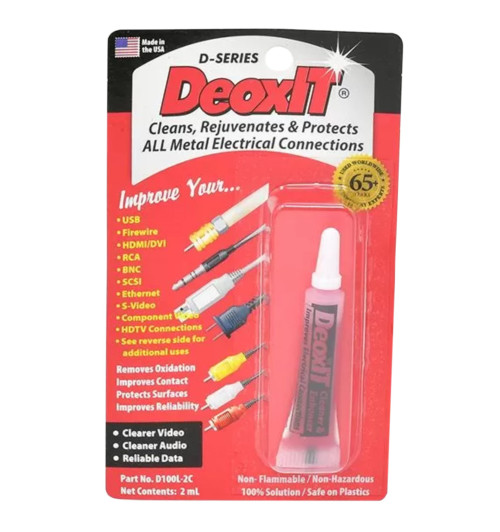 WireWorld DeoxIT D100L Power Booster 2ml Squeeze Tube - Uniwersalny płyn czyszczący