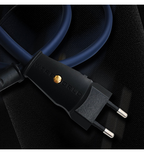WireWorld Stratus 10 Shielded Mini (MSP-S) - Kabel zasilający Schuko - IEC C7