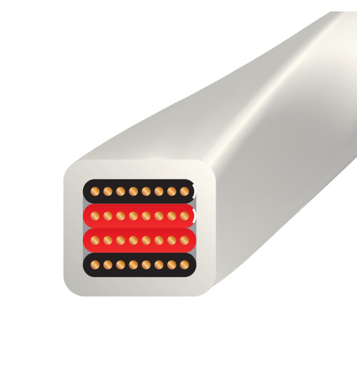 WireWorld Luna 10 (LUS) - Komplet konfekcjonowanych kabli głośnikowych