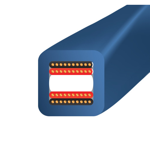 WireWorld Oasis 10 (OAS) - Komplet konfekcjonowanych kabli głośnikowych