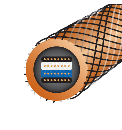 WireWorld Eclipse 10 Biwire Jumpers Banana - Audiofilskie zworki do kolumn głośnikowych komplet 4 x 15cm