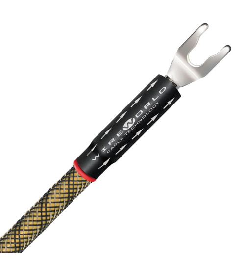 WireWorld Gold Eclipse 10 Biwire Jumpers Spade - Audiofilskie zworki do kolumn głośnikowych komplet 4 x 15cm