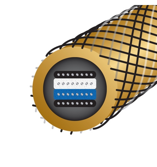 WireWorld Gold Eclipse 10 Biwire Jumpers Spade - Audiofilskie zworki do kolumn głośnikowych komplet 4 x 15cm