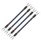 WireWorld Oasis 10 Biwire Jumpers Spade - Audiofilskie zworki do kolumn głośnikowych komplet 4 x 15cm