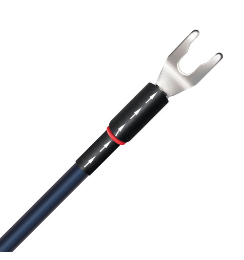 WireWorld Oasis 10 Biwire Jumpers Spade - Audiofilskie zworki do kolumn głośnikowych komplet 4 x 15cm