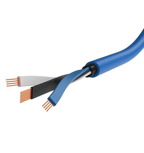 WireWorld Oasis 10 Biwire Jumpers Spade - Audiofilskie zworki do kolumn głośnikowych komplet 4 x 15cm