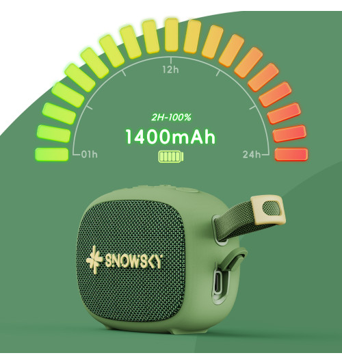 FiiO Snowsky Anywhere - Przenośny głośnik bezprzewodowy Bluetooth 5.4 wodoodporny IPX6