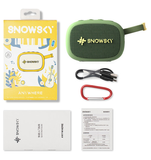 FiiO Snowsky Anywhere - Przenośny głośnik bezprzewodowy Bluetooth 5.4 wodoodporny IPX6