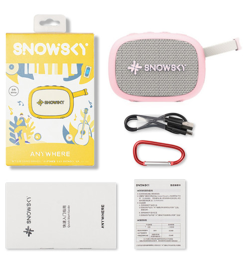 FiiO Snowsky Anywhere - Przenośny głośnik bezprzewodowy Bluetooth 5.4 wodoodporny IPX6