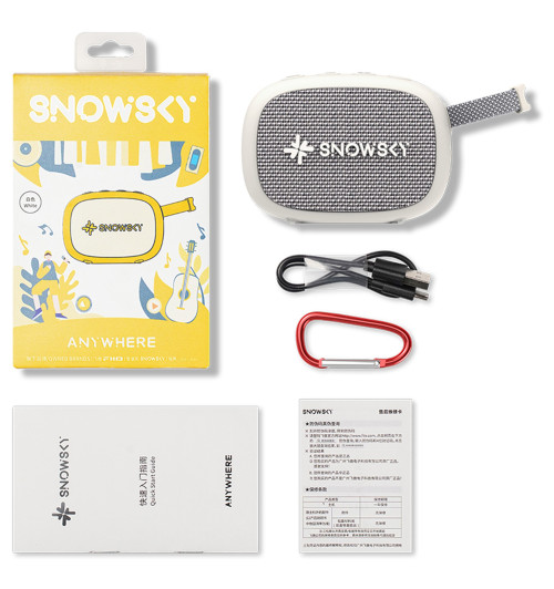 FiiO Snowsky Anywhere - Przenośny głośnik bezprzewodowy Bluetooth 5.4 wodoodporny IPX6