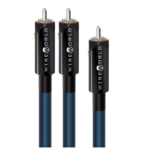 WireWorld Oasis 10 (OSW) - Kabel subwooferowy typu Y 1x RCA - 2x RCA
